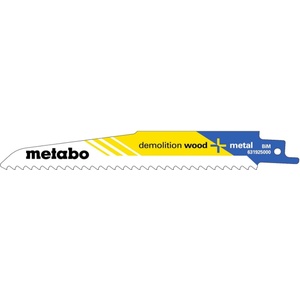 Metabo - Комплект пилни ножове 6 TPI, дължина 150 мм, 5 бр. 631925000 (631925000)