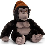 Keel Toys Eкологична плюшена играчка Keel Toys Keeleco - Горила, 30 cm (SE6117) - baby