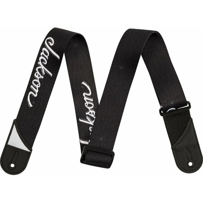 Jackson White Logo Strap Black Колан за китара (2995378006)