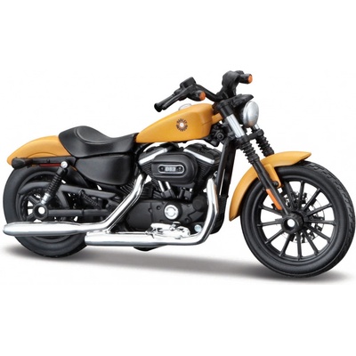 MAISTO HD Motocykel 2014 Sportster Iron 883 matne zlatá blister box 1:18