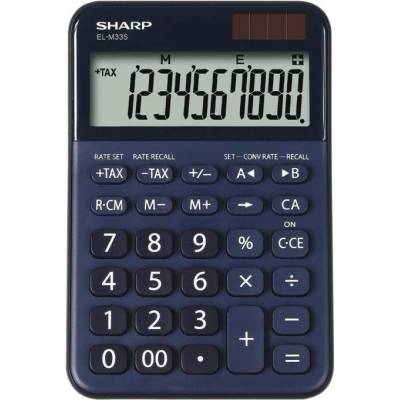 Sharp Stolní kalkulačka ELM335BBL, modrá