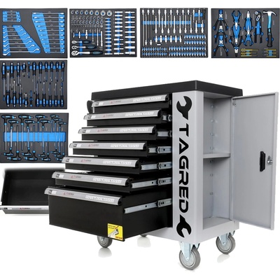 Tagred Работна количка с инструменти, 251 бр. ta212 (ta212)
