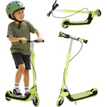 Kik Детска тротинетка trike fix двуколесна led сгъваема двойни спирачки неоново зелена (kx2778_2) Тротинетка, скутер