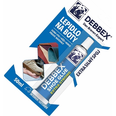 Debbex 60040 Lepidlo na plasty 50 ml bledožlté
