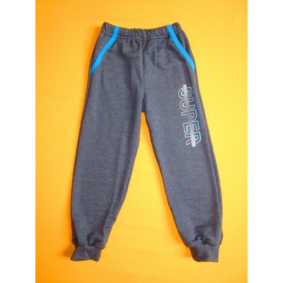 Arex ČR Tepláky s manžetou Super sport denim tyrkysová