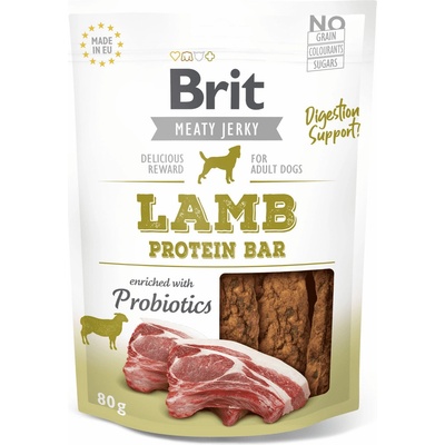 Brit Jerky Lamb Protein Bar 12 x 80 g