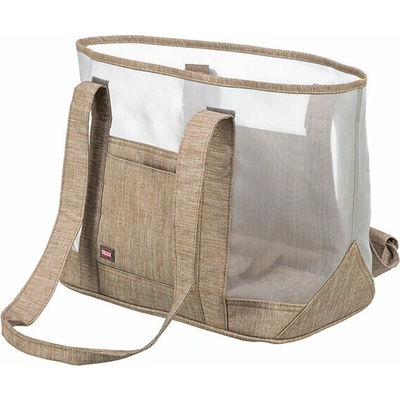 Trixie Transportná sieťovaná taška MARY, 53 x 30 x 20 cm, nosnosť 6 kg, piesková