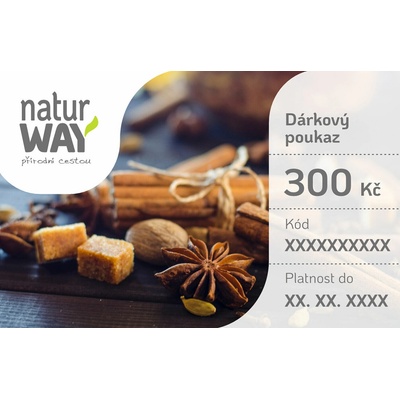 Naturway Dárkový poukaz 300 Kč