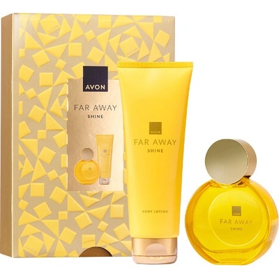Avon Far away shine EDP 50 ml + tělové mléko 125 ml dámská sada