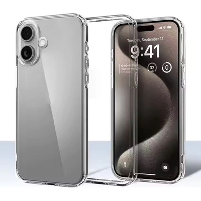 Cyoo Силиконов калъф за Apple iPhone 16 Plus, прозрачен (123620)