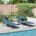 vidaXL Сгъваем шезлонг 2 pcs Многоцветен 190 x 57 x 81 см оксфорд (42003139)