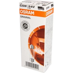 OSRAM Крушка osram c5w, 24v, 5w, 10 броя - Maslatabg - 12,77 лв