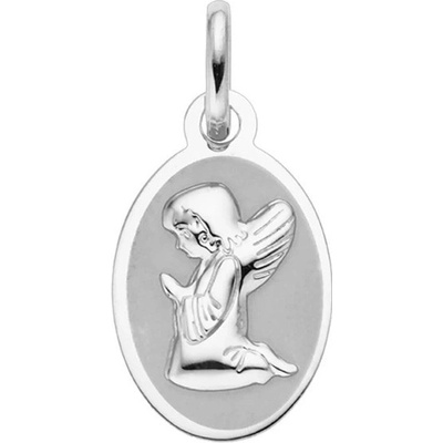 Steel Edge Stříbrný přívěsek anděl 300118009