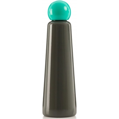 Lund London Skittle Bottle Jumbo Dark Grey and Turquoise 0,75 l