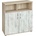 Bogdan Furniture G Скрин с две врати Мебели Богдан модел bm-ava 2-1000, кристал със сонома