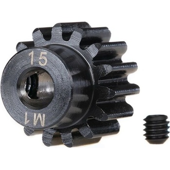 Traxxas Пиньон Traxxas 15 зъба модул 1 Gear, 15-T pinion (machined) (m1.0 metric pitch) fits 5mm shaft, #TRX6487R (TRX6487R)
