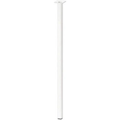Stolová noha Tarrox štvorcová 700 x 25 x 25 mm biela