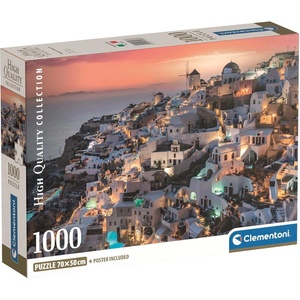 Clementoni Пъзел Clementoni от 1000 части - Нюансите на Санторини (39933)