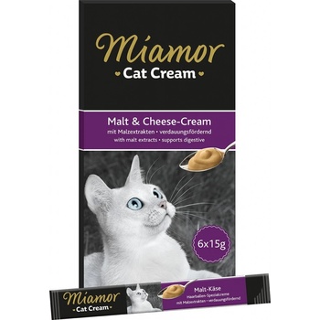Miamor Cat Snack Cream Malt se sýrem 24 x 15 g