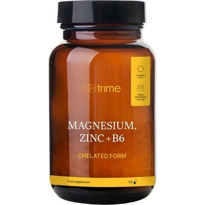 Trime Hořčík zinek chelát + vitamín B6 120 kapslí