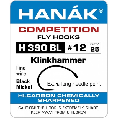 Hanák Competition Muškařský háček Klinkhammer vel.12 25 ks