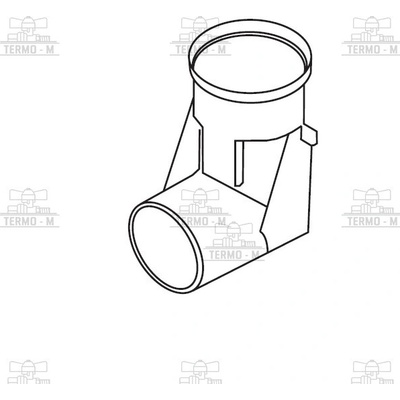 PROTHERM Koleno s podperou Ø 80 mm – 90° K2KP 0020267687