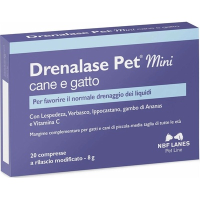 NBF Lanes drenalase pet Mini pes a kočka odvodnění tekutin 20 tbl