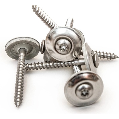 Gutta Nerezový vrut V2A 100 ks stříbrná, 4,5 x 80 mm