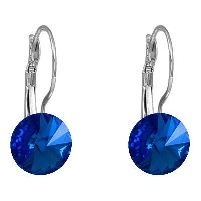 JSB Rivoli se Swarovski Elements visací Sapphire 13109