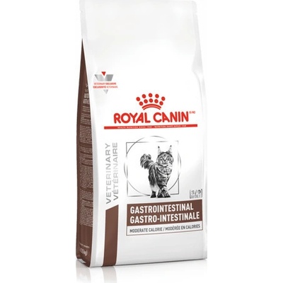 ROYAL CANIN Veterinary Diet Cat Gastrointestinal Moderate Calorie 2 x 0,4 kg