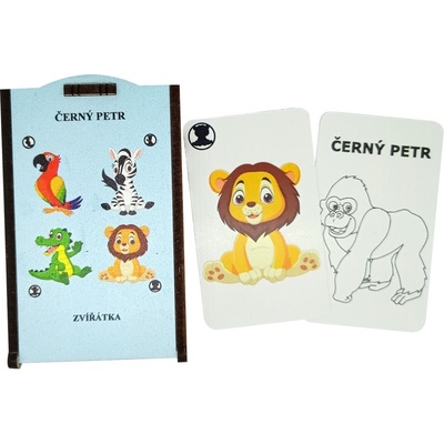 Černý Petr zvířátka