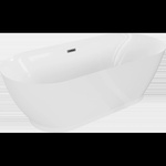 Mexen Roxy свободно стояща вана 180 x 85 см, бяла, преливник gun metal - 51201808500-95 (51201808500-95)