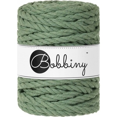 Bobbiny 3PLY Macramé Rope 9 mm 30 m Eucalyptus Green юта (TL-E009)