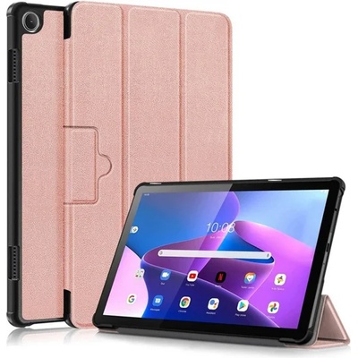 Gigapack Lenovo Tab M10 GIGAPACK калъф стоящ, кожен ефект, активен FLIP, държач за настолен компютър, GOLDEN GP-134977 (GP-134977)