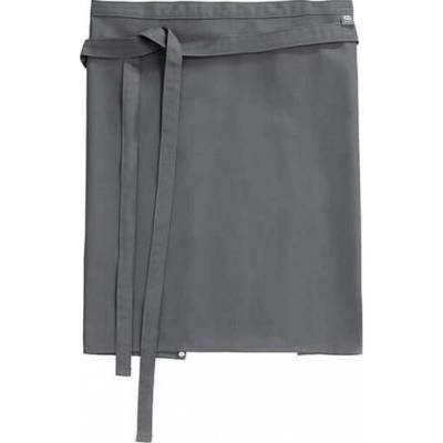 CG Workwear Gastro zástěra Roma odolná proti pomačkání 50 x 78 cm: šedá střední 50 x 78 cm CGW123