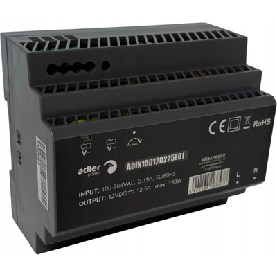 DIN napájecí zdroj 12V 150W ADLER