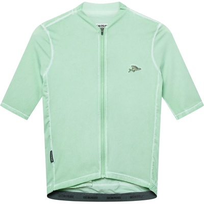 CafÉ du cycliste Мъжка фланелка с къс ръкав за колоездене CAFÉ DU CYCLISTE Laurette Cycling jersey - Cold Dye Jadeite - размер XL (056-4290-0214)