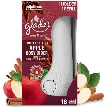 Glade Apple Cosy Cider s vůní horkého jablečného cideru a voňavé skořice automatický osvěžovač vzduchu 269 ml