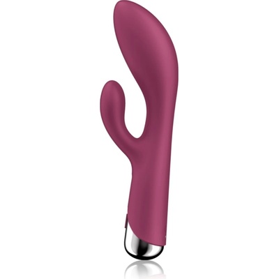 Satisfyer Spinning Rabbit 1 Rotating Shaft вибратор със стимулиране на клитора въртящ се Red 20 см