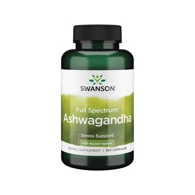 Swanson Ashwagandha 450 mg 100 kapsúl