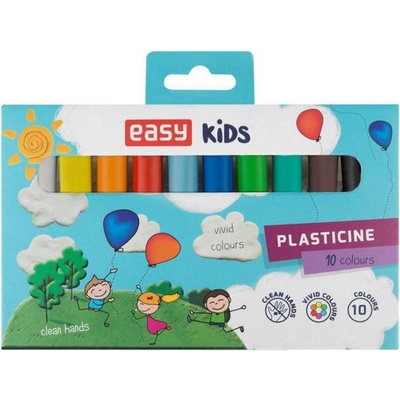 EasyCreative plastelína 10 farieb sada 160 g