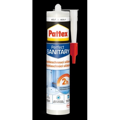 Pattex Rychleschnoucí sanitarny silikon 280 ml biela
