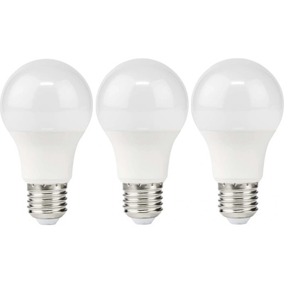 Nedis LED žárovka E27/ A60/ 11 W/ 220 V/ 1055 lm/ 2700 K/ teplá bílá/ matná/ 3 kusy