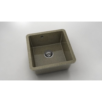 Image 1 of FAT Мивка за долно вграждане Vanguard 222, Granicite, 330 Walnut Toffee, с включен сифон