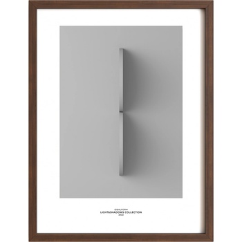 Idealform Poster no. 8 Arched shapes Barva: Silver grey, Velikost: 300x400 mm