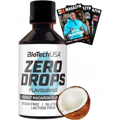 Biotech zero Drops Coconut macaroon 50 g