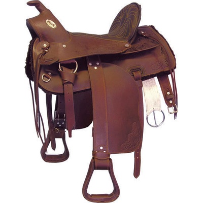 COLORADO SPRINGS Westernové sedlo Santa Fe hnědé – Zboží Dáma