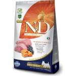 Farmina N&d grain free pumpkin lamb & blueberry adult mini - пълноценна храна с тиква за кучета в зряла възраст над 1г. от дребните породи с агне и боровинки 800 гр pnd008501s