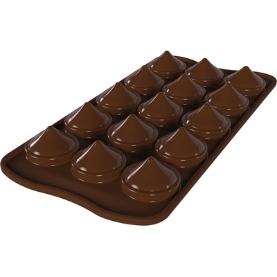 Silikomart Форма за шоколадови бонбони Silikomart Kiss (22.157.77.0065)