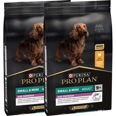 Pro Plan Small & Mini Adult 9+ Age Defence kura 2 x 7 kg